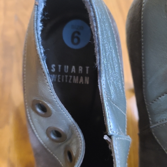 Stuart Weitzman Suade Platform Heels Size 6 - Picture 4 of 6